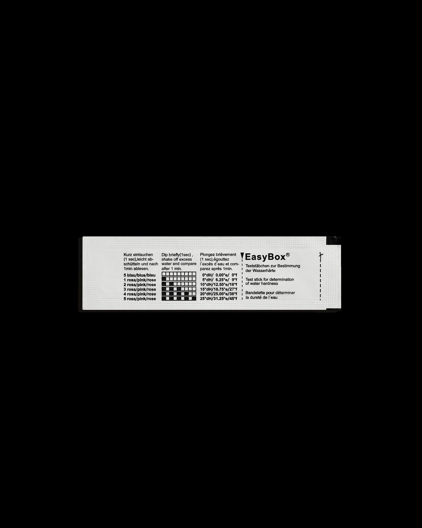 Series 1 Water Hardness Test Strip