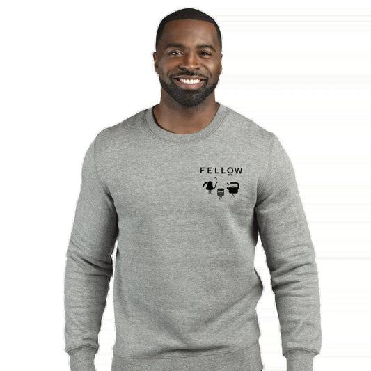 Fellow Logo Grey Crew